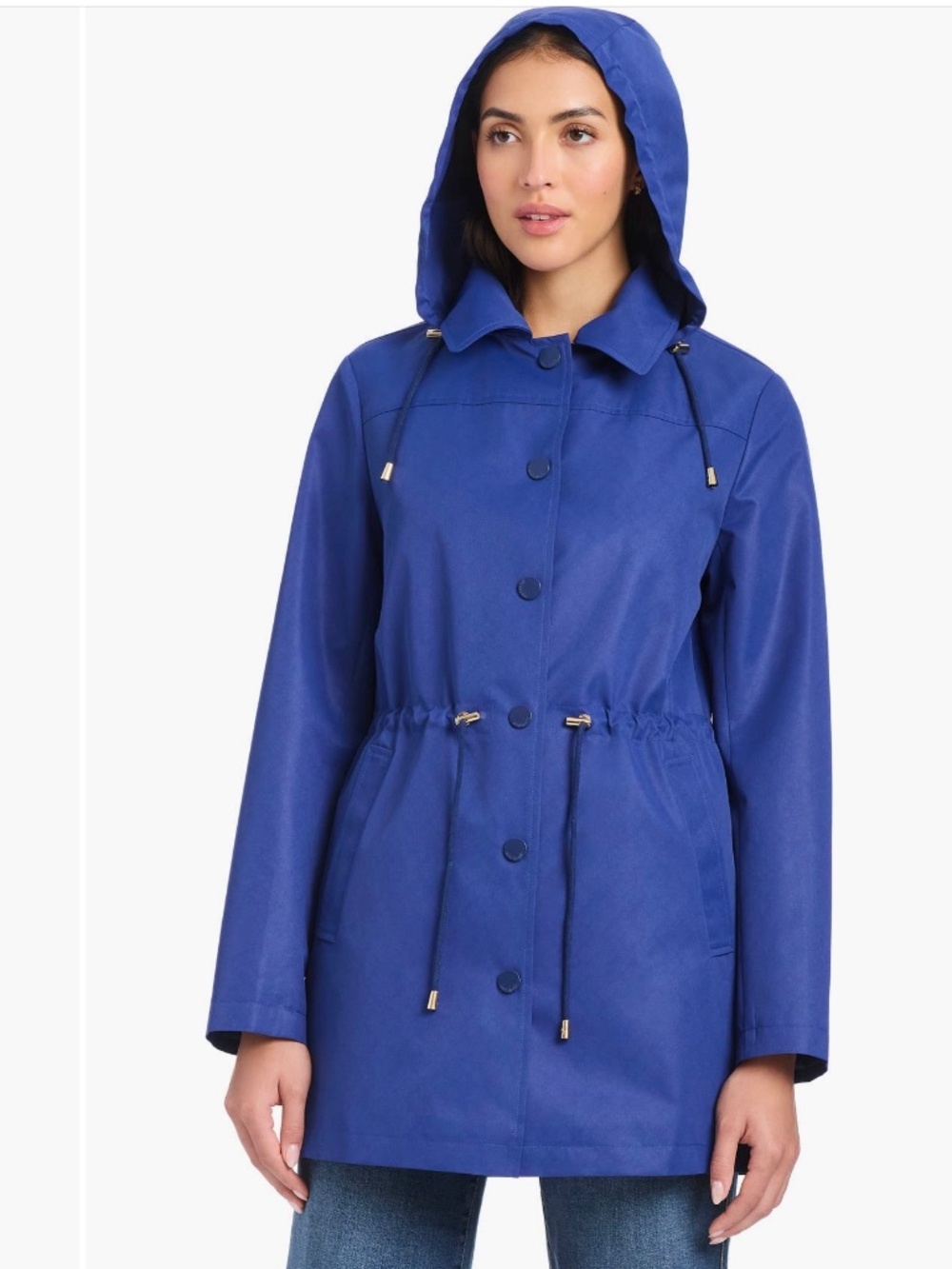 Kate Spade New York Magic Print Hooded Rain Jacket. Sz XL.